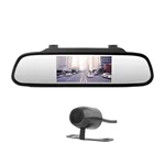 دوربین دنده عقب و مانیتور آینه ای استیل مدل MB-431